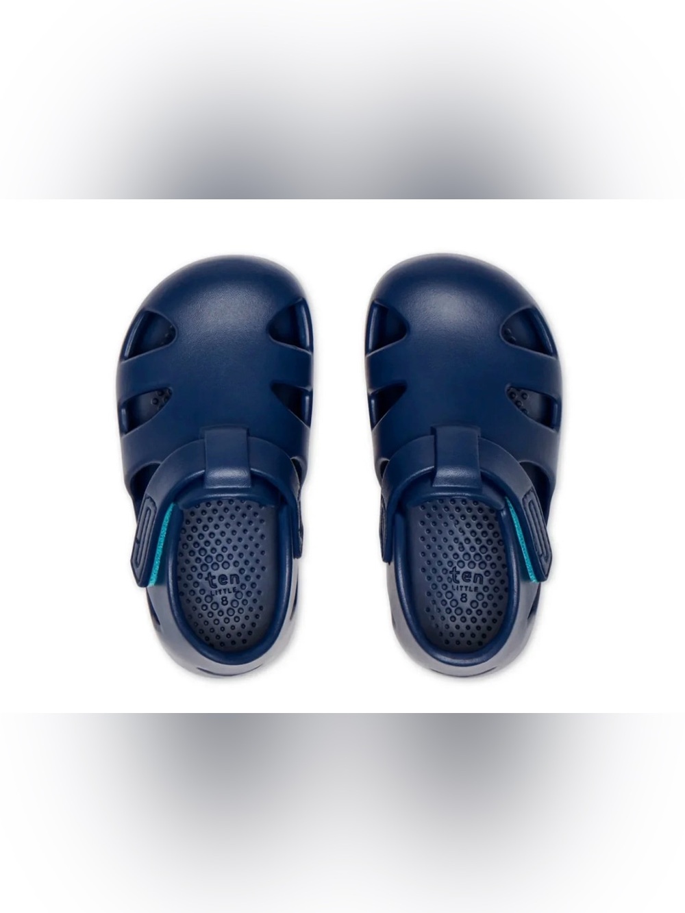 Ten Little Splash Sandals in Nautical Navy, size 7